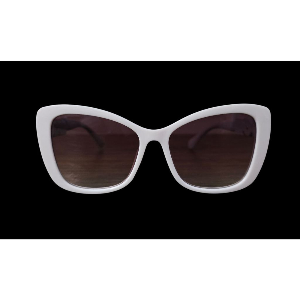 Women's‎ Fashion White Gray Cat Eye Glasses